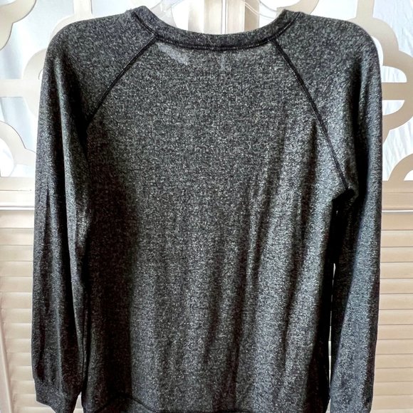 Cotton Blend Pullover Lightweight Sweater by Aokosor Black Blend, Size Large - Picture 4 of 12